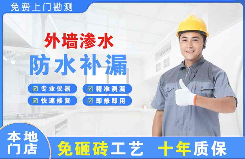嬉子湖外墙渗水维修